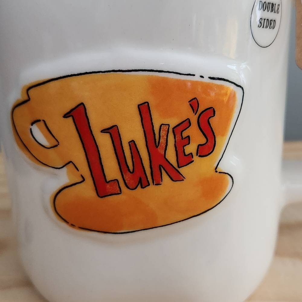 Gilmore Girls Rae Dunn Luke's Diner Coffee Coffee Coffee Mug NWT - Picture 5 of 12